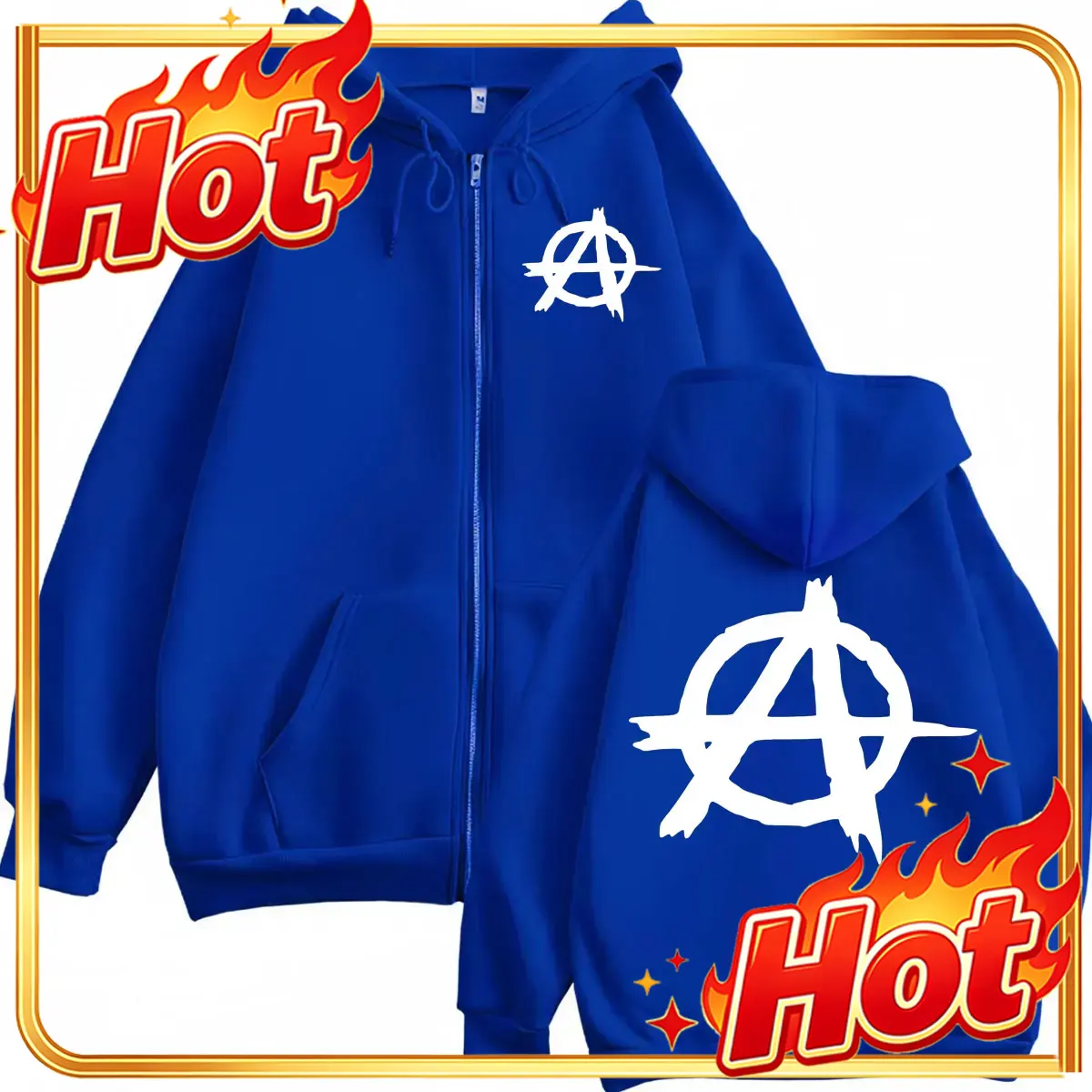 TV Series Sons of Anarchy Logo - огляд і ціна Mens Fashion Zip Up Hoodies