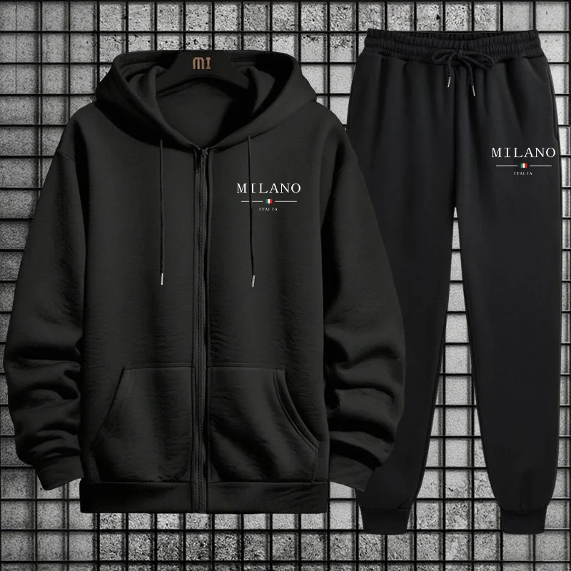 Spring 2026 Men's Tracksuit Ca - огляд і ціна Mens Fashion Zip Up Hoodies