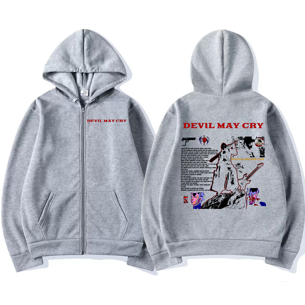 GAME Devil May Cry Dante Vergi - огляд і ціна Mens Fashion Zip Up Hoodies