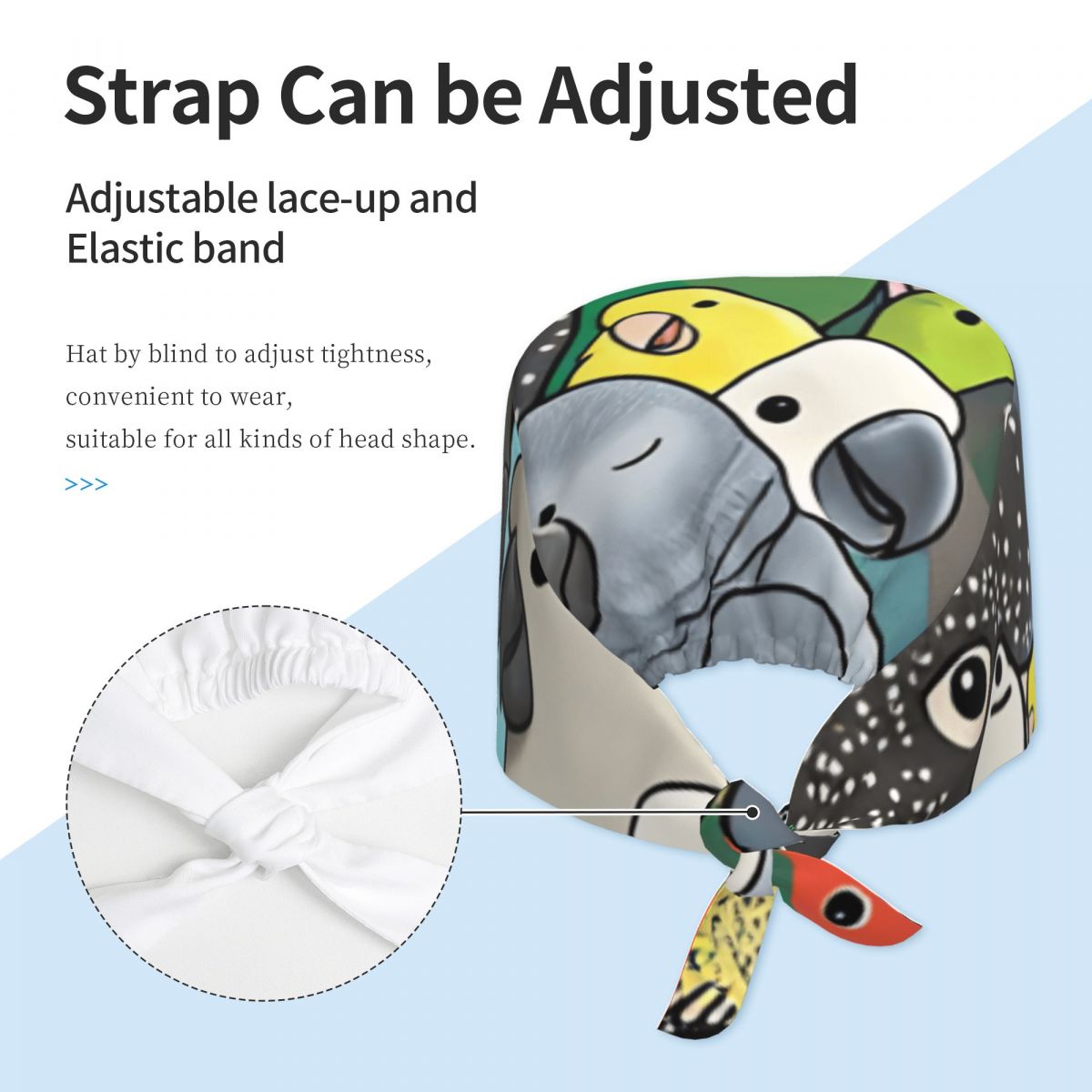 Scrub Caps Parrot Party Poster - огляд і ціна Poster Men Fashion