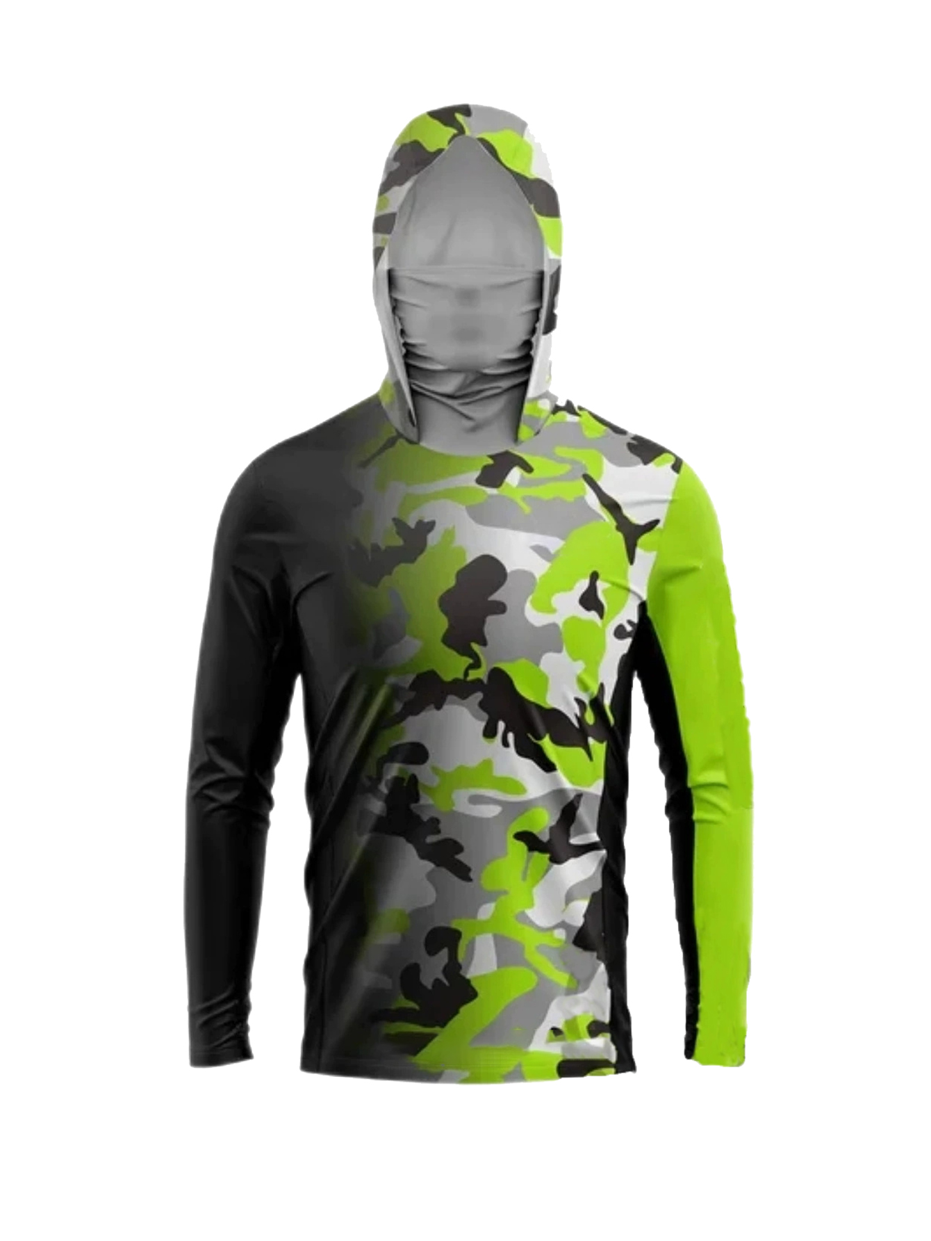 Outdoor Fisherman Hooded Long  - огляд і ціна Men'S Fashion T Shirts