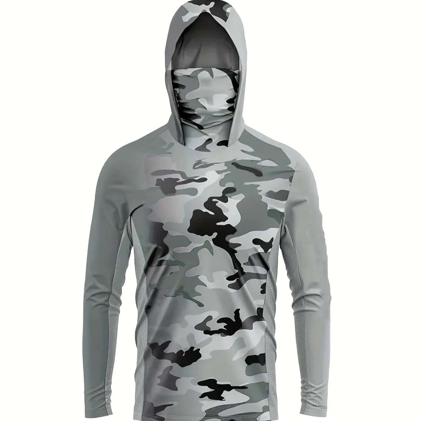 Outdoor Fisherman Hooded Long  - огляд і ціна Men'S Fashion T Shirts