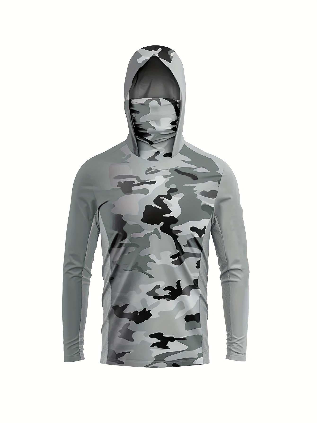 Outdoor Fisherman Hooded Long  - огляд і ціна Men'S Fashion T Shirts