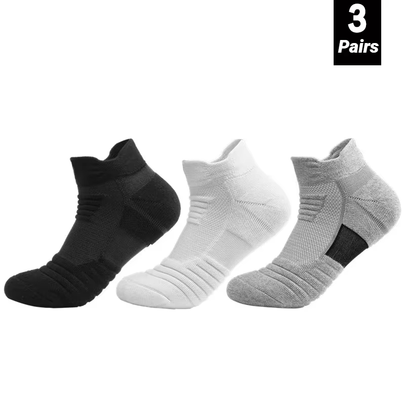3 Pairs Anti-Slip Football Soc - огляд і ціна Socks Ankle Men
