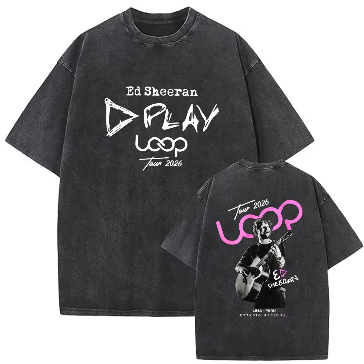 Rapper Ed Sheeran Loop Tour 20 - огляд і ціна Poster Men Fashion