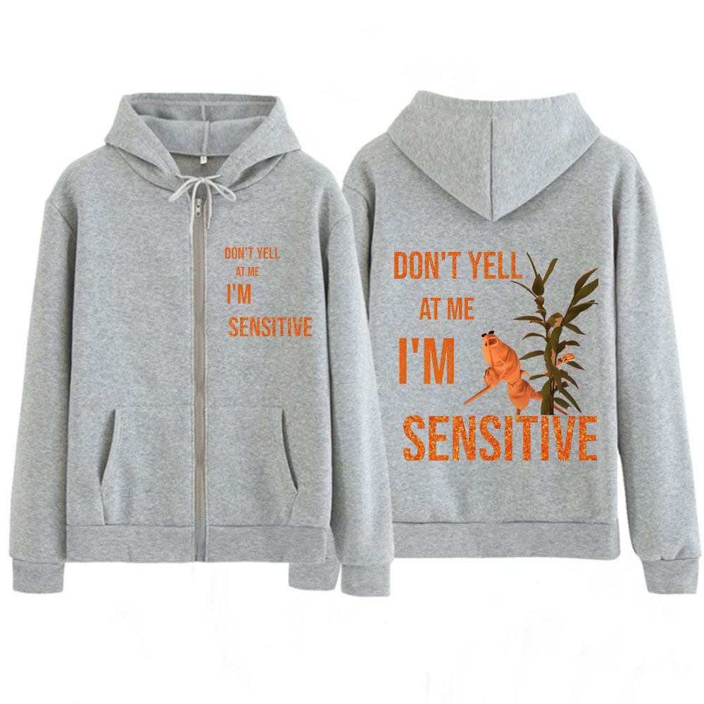 Marcus The Worm Don’t Yell At  - огляд і ціна Mens Fashion Zip Up Hoodies