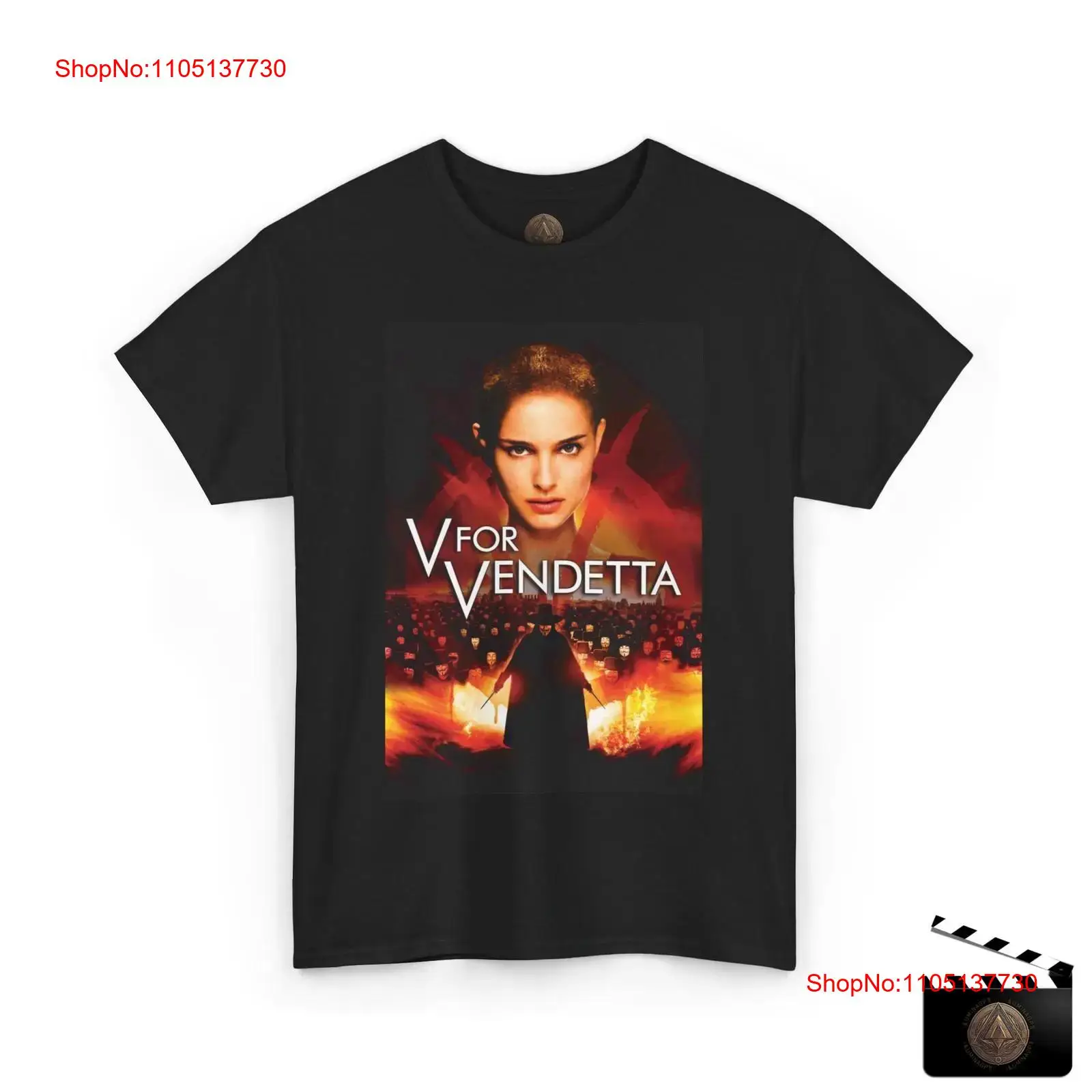 V For Vendetta Movie Poster T  - огляд і ціна Poster Men Fashion