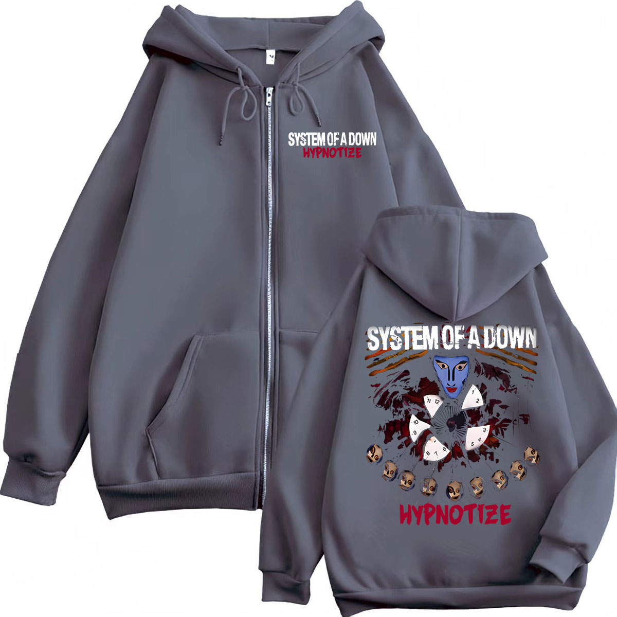 Rock Band System of A Down Hyp - огляд і ціна Mens Fashion Zip Up Hoodies