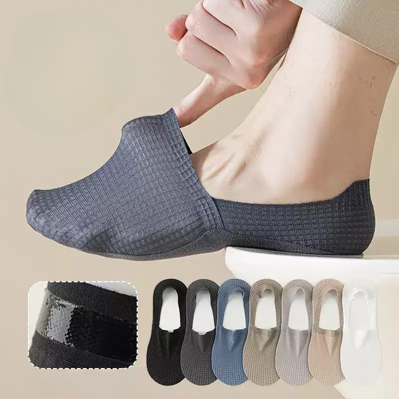 Solid Color Sock Slippers Holl - огляд і ціна Socks Ankle Men
