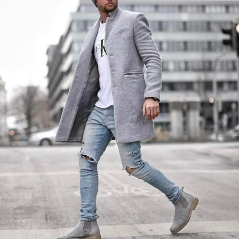 KIDWHXR Autumn Winter Mid Leng - огляд і ціна Men'S Fashion X