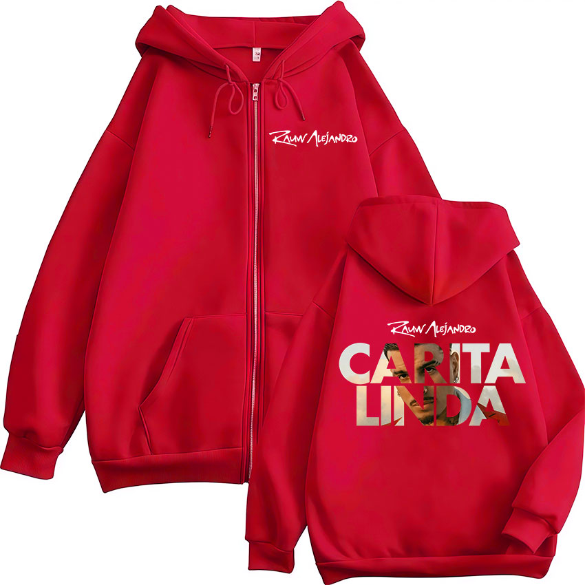 Rauw Alejandro Carita Linda 20 - огляд і ціна Mens Fashion Zip Up Hoodies